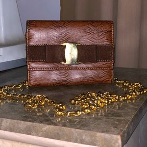 Salvatore Ferragamo Espresso Crossbody